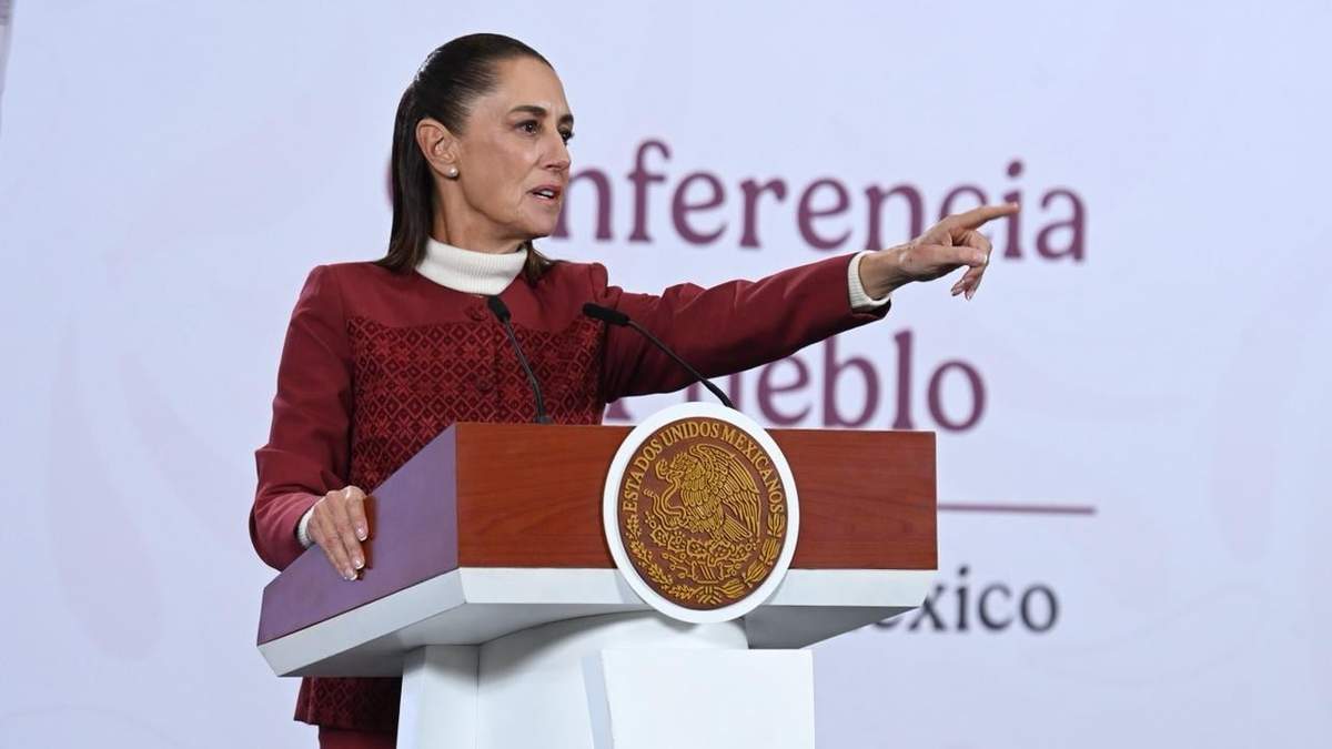 Claudia Sheinbaum en la conferencia del lunes