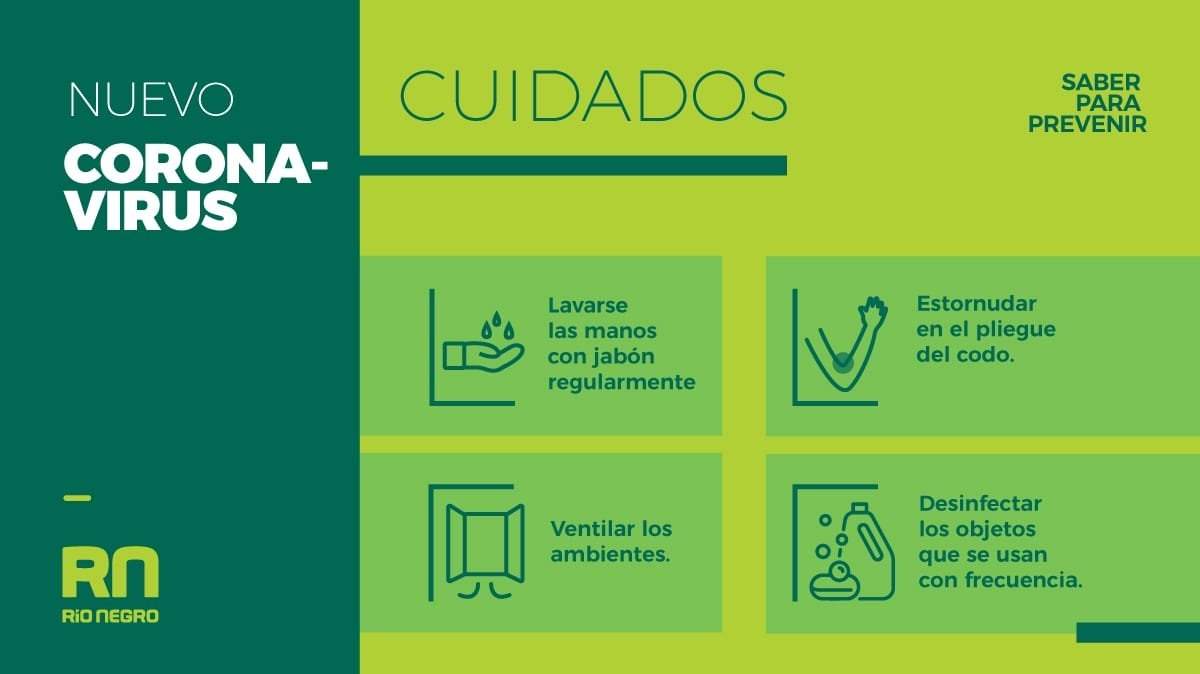 Consejos de Río Negro por el Coronavirus.