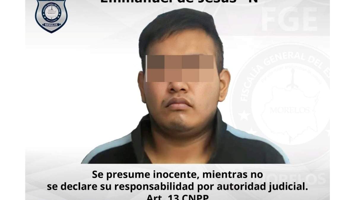 Emmanuel de Jesús "N", acusado de feminicidio contra bebé de 10 meses en Ayala, Morelos