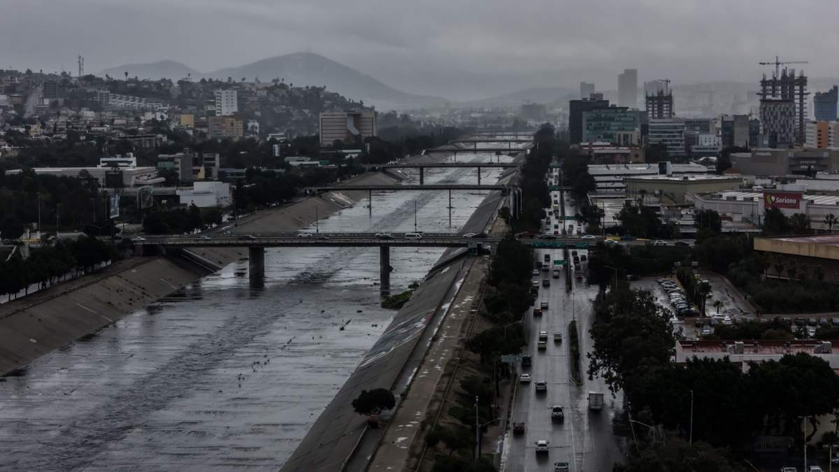 Lluvias intensas el pasado sábado en Tijuana por el frente frío 14