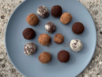 Trufas de chocolate y garbanzos: sin horno, proteicas y deliciosas, una receta fácil que vas a amar