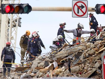 Aumentan a 90 los fallecidos confirmados por el colapso del edificio en Miami