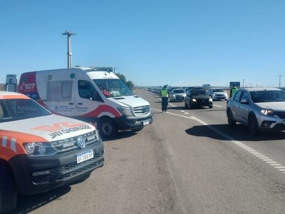 Un regreso a casa con muchas complicaciones por el viento