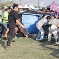 Confirman muerte de dos personas tras colapso de estructura en Festival Ceremonia (Video)