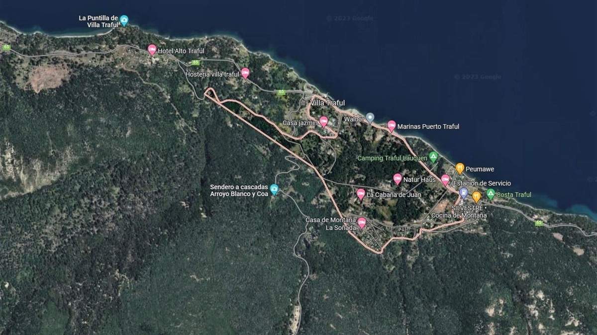 Villa Traful. Fuente: (Google Maps)