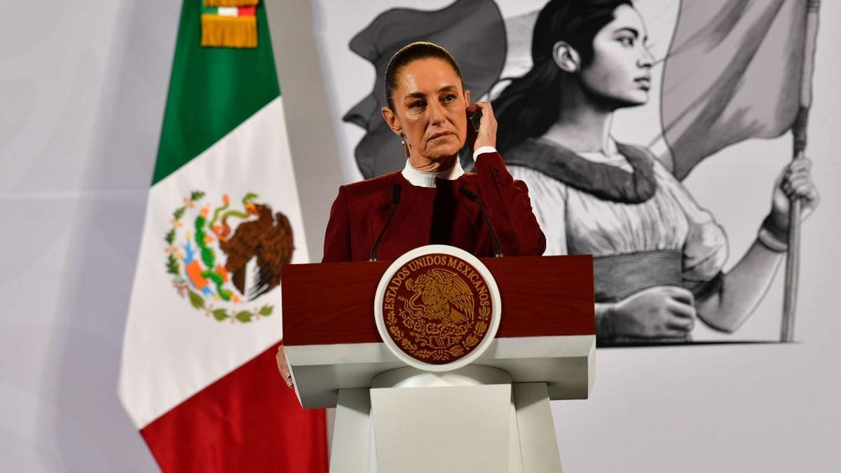 La presidenta Claudia Sheinbaum