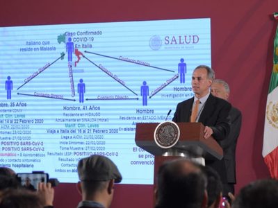 El primer paciente con coronavirus de México fue dado de alta