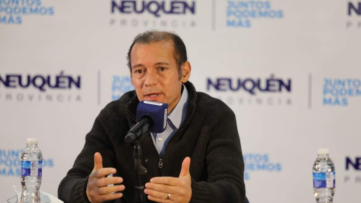 Gobernador de Neuquén, Omar Gutiérrez. Fuente: (Twitter)