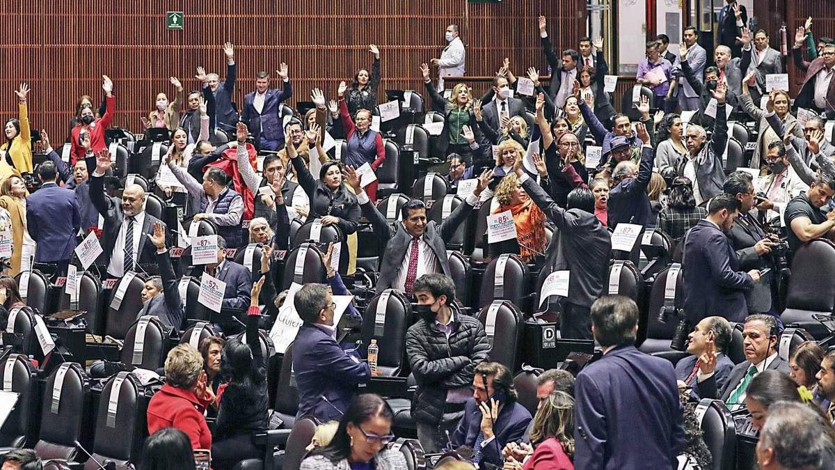 Aprobación del plan B de la reforma electoral en San Lázaro