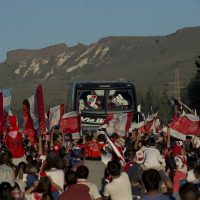 FOTOS Y VIDEOS: Una multitud recibió a River en San Martín de los Andes
