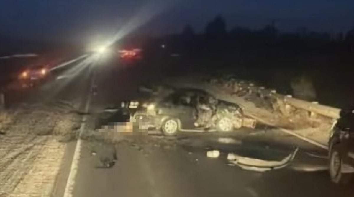 La víctima fatal viajaba en el Chevrolet Classic. Fuente (Centenario Digital)