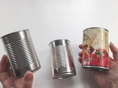 Con latas y tornillos viejos que tenés en casa: creá estos contenedores de estilo envejecido y con onda para guardar cosas
