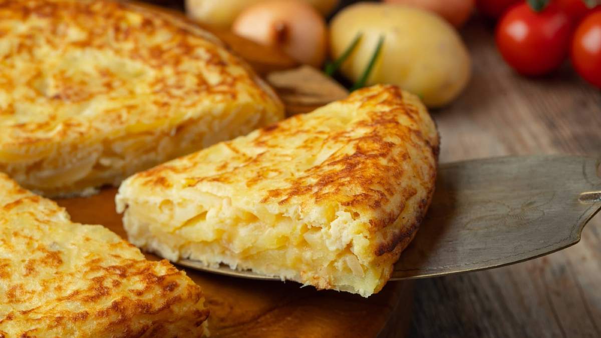 Tortilla de papas. Fuente: (Instagram)
