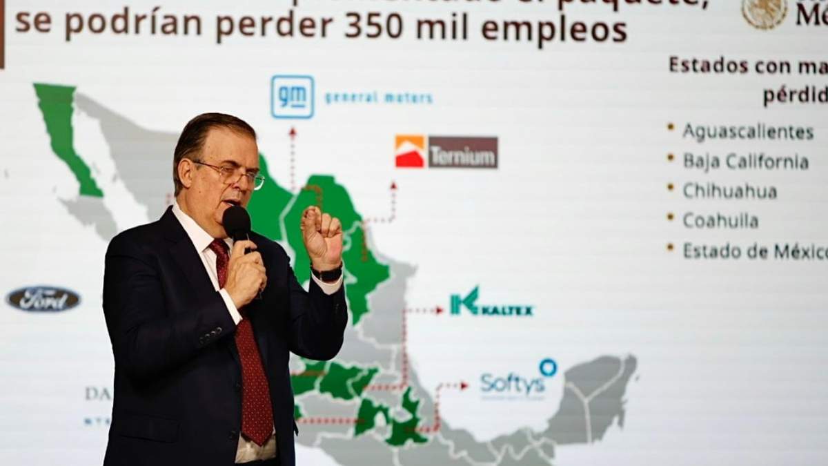 El titular de la Secretaría de Economía, Marcelo Ebrard