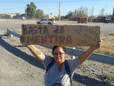 Cortaron la Autovía Norte en reclamo por falta de agua y otros servicios
