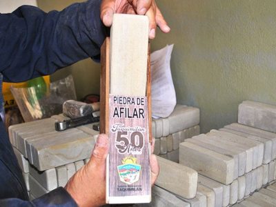 Neuquén consolida la producción de la piedra de afilar