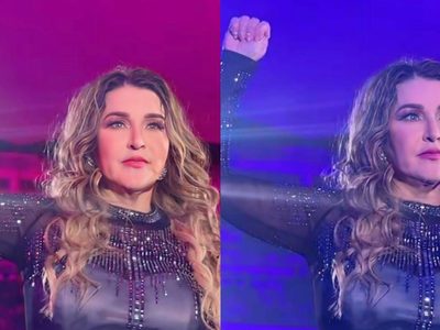 Alicia Villarreal hace señal de auxilio durante un concierto (Video)