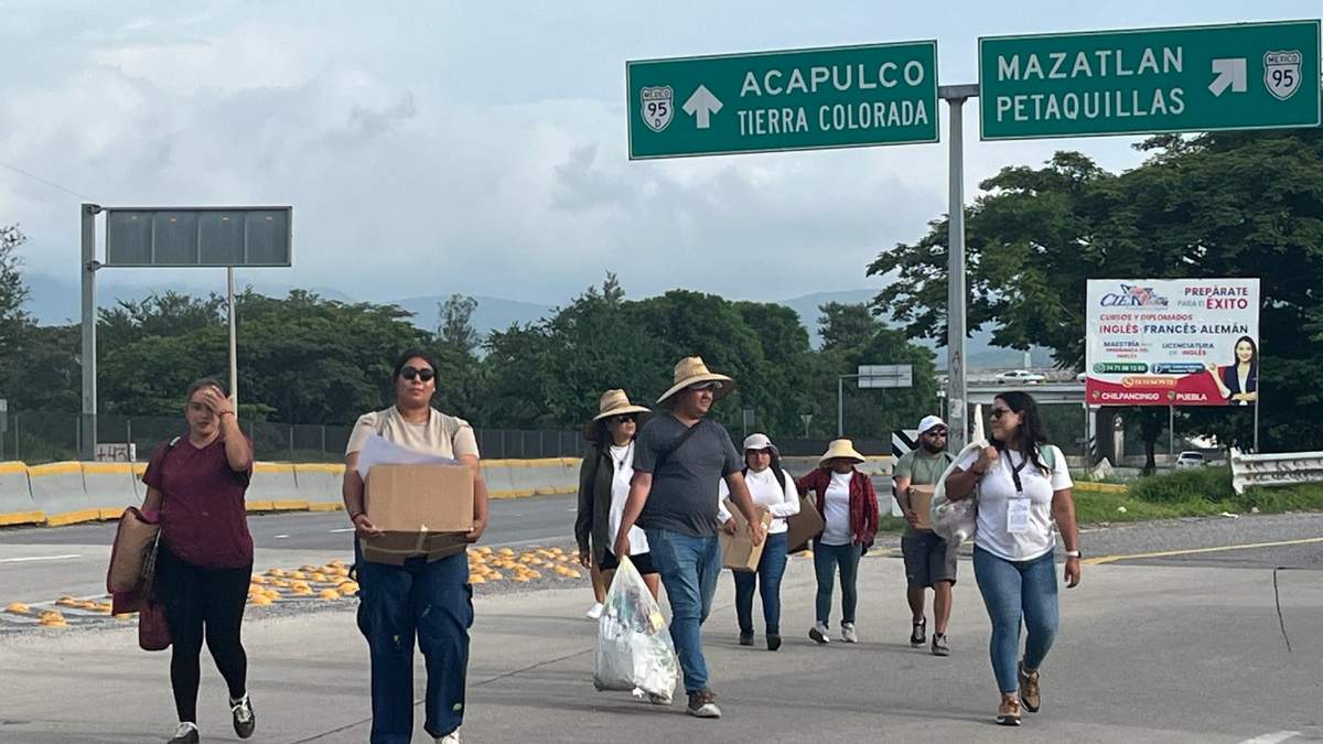 Bloqueo en la autopista del Sol