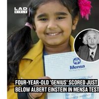 Niña de 4 años tiene un coeficiente cercano al de Albert Einstein