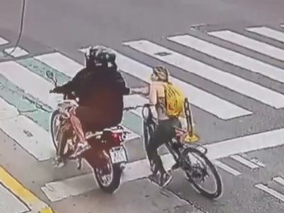Una turista rusa se defendió del robo de dos motochorros en Palermo