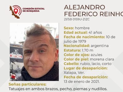 Familiares de argentino desaparecido en Veracruz exigen un mayor impulso en la investigación