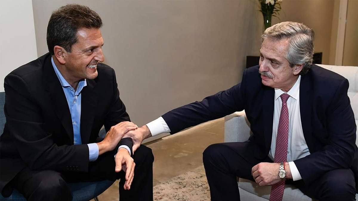 Sergio Massa y Alberto Fernández. Fuente: (Twitter)