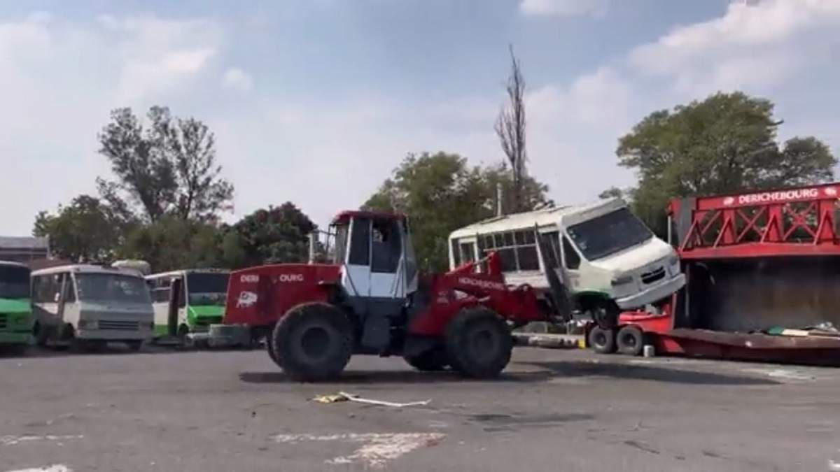 Chatarrización de microbuses