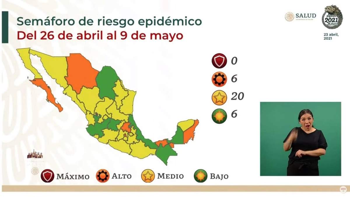 La actualización del mapa de riesgo epidémico