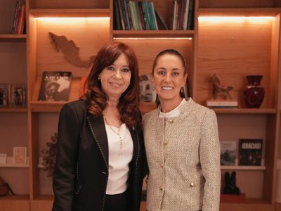 “Hablamos sobre lo que significa ser mujer presidenta”: Sheinbaum se reúne con Cristina Kirchner