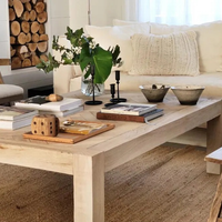 Con cosas recicladas: mirá cómo crear la mesa "low cost" más hermosa y espaciosa para tu living o pieza