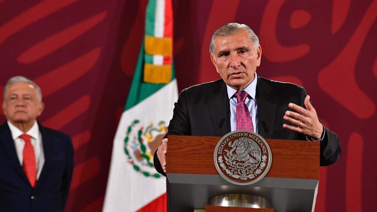 El secretario de Gobernación, Adán Augusto López
