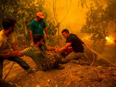 Los incendios forestales en Grecia calcinan al menos 50 mil hectáreas de bosque