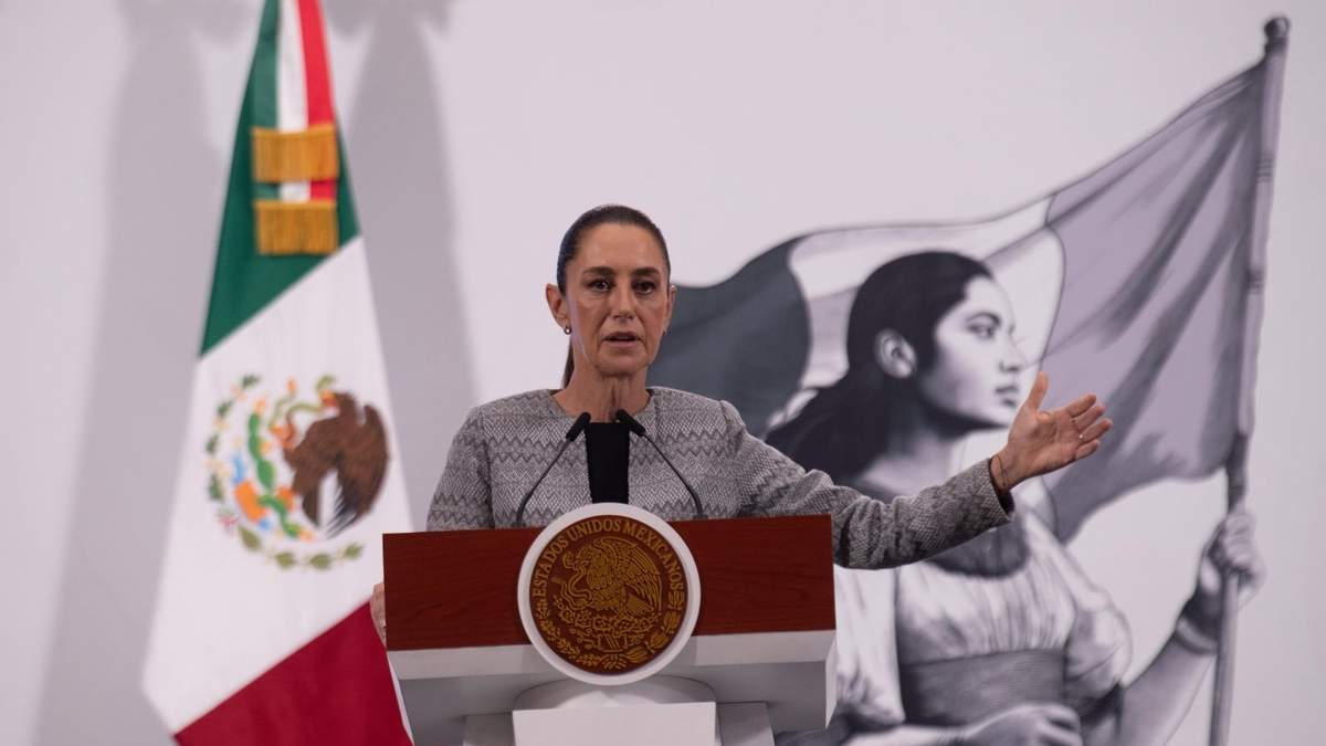 La presidenta Claudia Sheinbaum