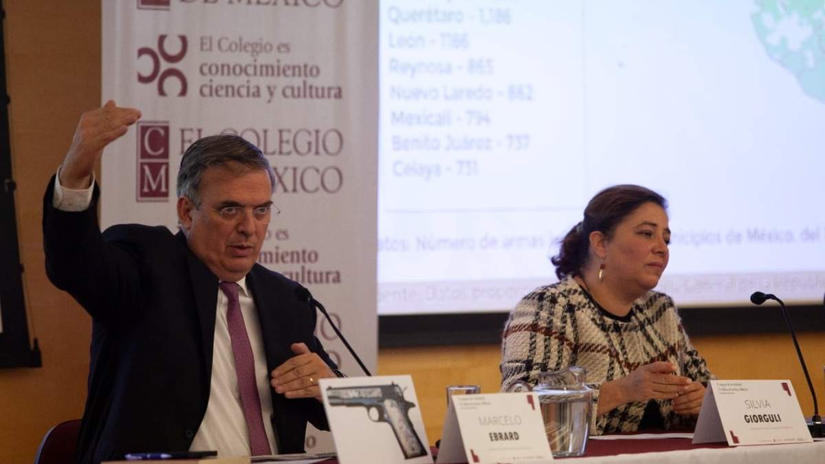 El canciller Marcelo Ebrard