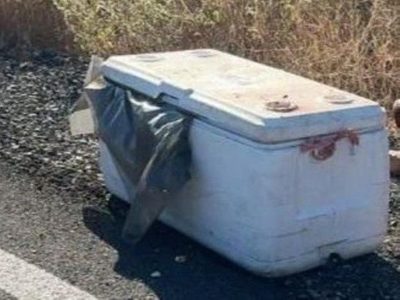 Localizan restos humanos en una hielera en Sinaloa