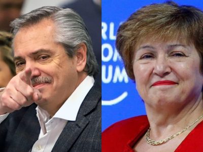 ¡Una buena! La titular del FMI quedó muy conforme luego de su charla con Alberto Fernández