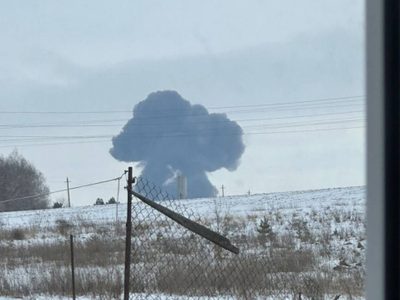 Avión militar ruso se estrella con 65 prisioneros de guerra ucranianos en Belgorod