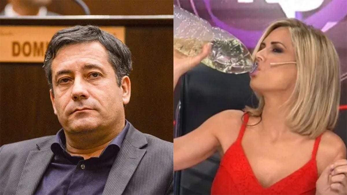 Mariano Mansilla embiste contra Canosa. Fuente: (Twitter)