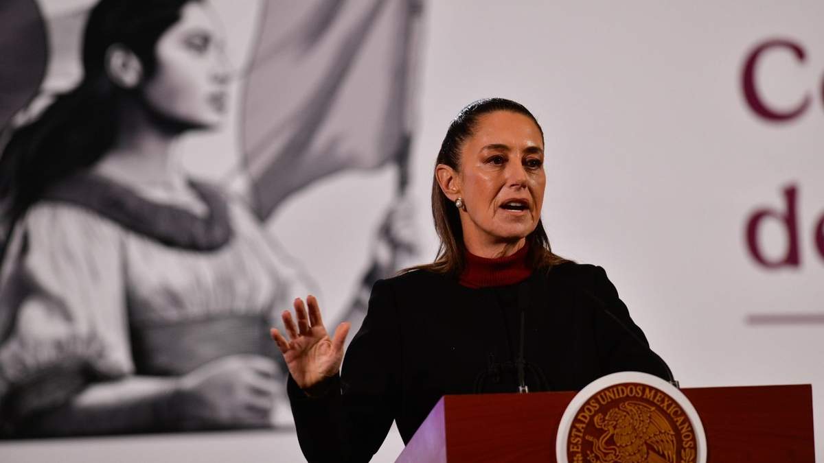 La presidenta en Palacio Nacional