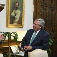 Alberto Fernández se reunió con el abogado Baltasar Garzón Real en Casa Rosada