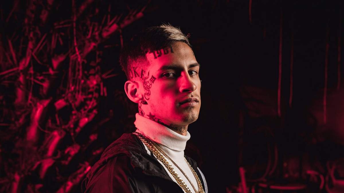 L-Gante cantante de cumbia. Fuente: (Twitter)