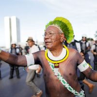 Murió de coronavirus uno de los principales defensores de la Amazonia brasilera, Paulinho Paiakan