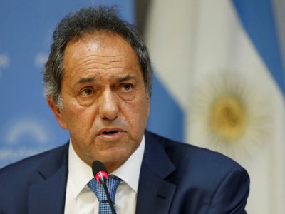 Daniel Scioli confirmó su precandidatura presidencial con un histórico sindicalista como aspirante a diputado
