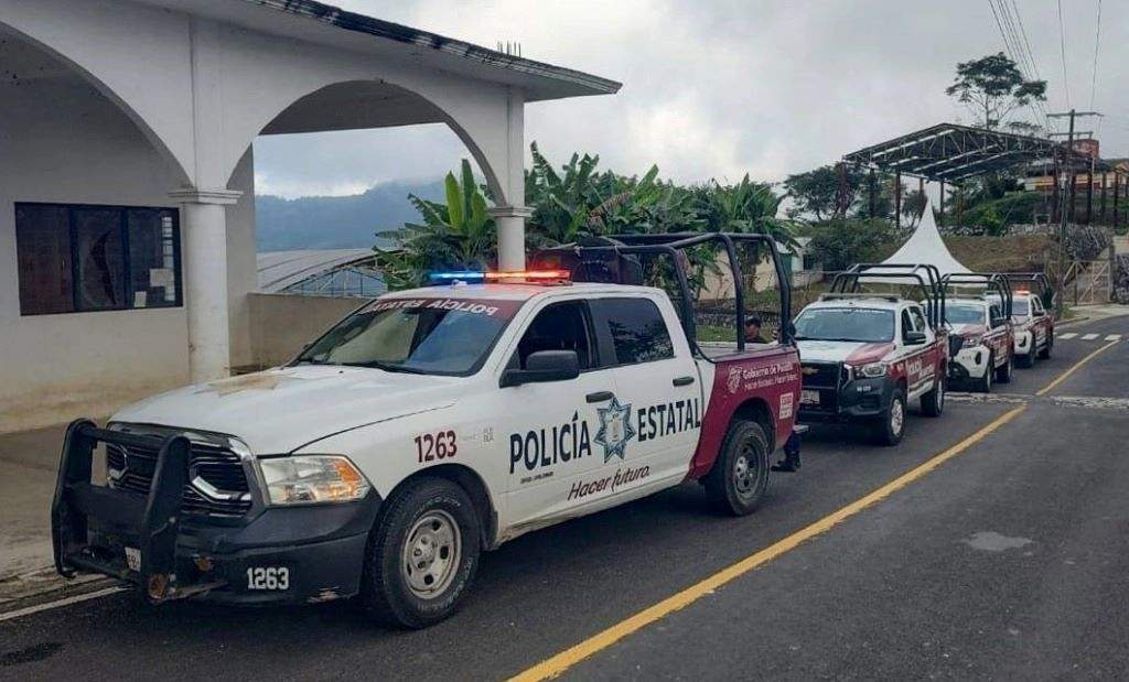 Patrullas de la Policía Estatal de Puebla