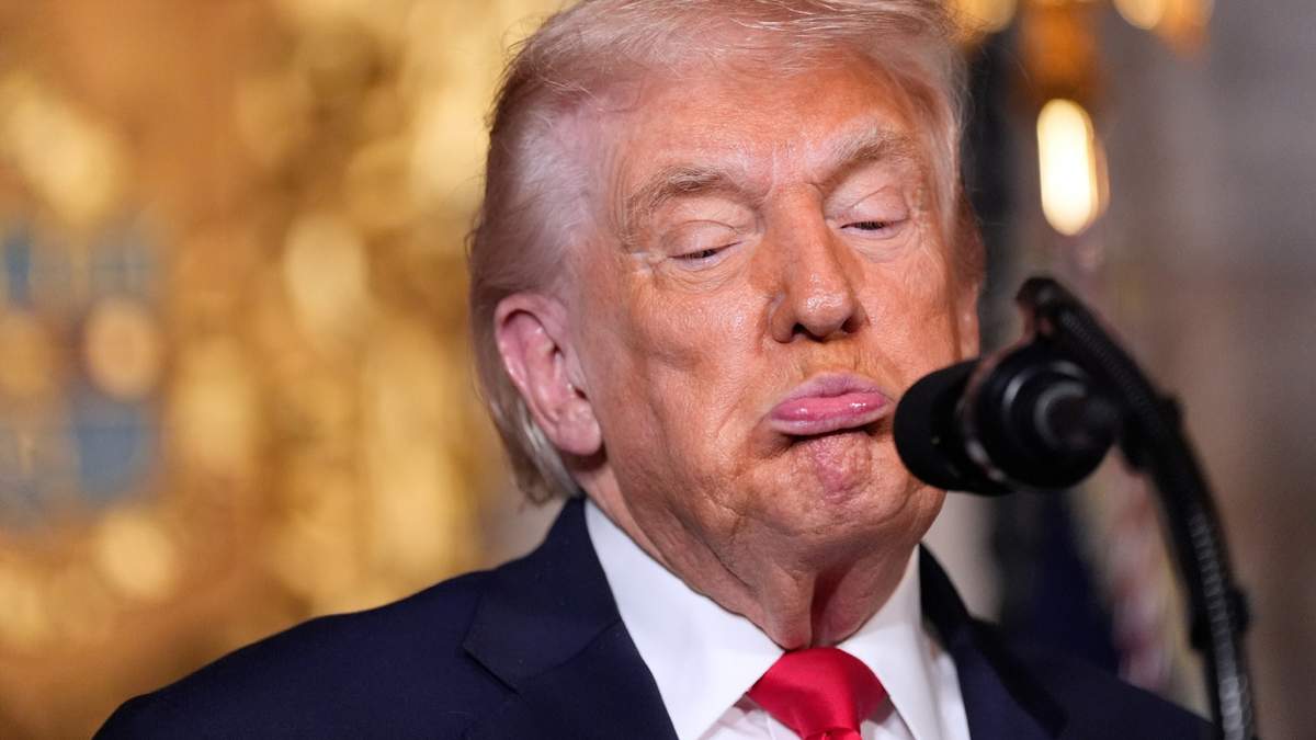 El presidente de Estados Unidos, Donald Trump, en Mar-a-Lago