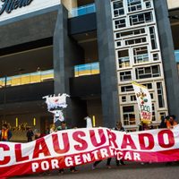 Habitantes de San Sebastián Xoco protestan en Mitikah por falta de agua y gentrificación