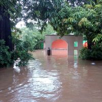 Se desborda río en Michoacán e inunda viviendas; alcalde de Tiquicheo, entre los afectados