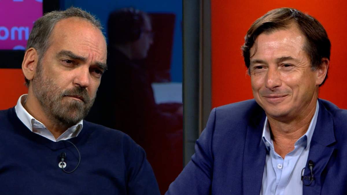 Iglesias y Lipovetzky (foto: Twitter).