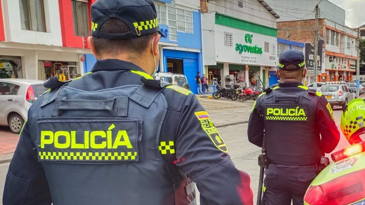 Agentes de la Policía de Colombia