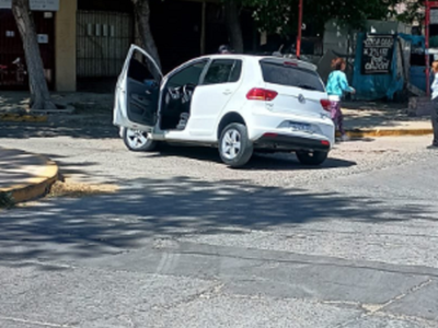 La trampa vial que se "comieron" los autos en Las Heras
